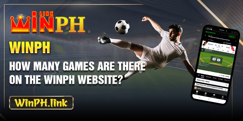 How many games are there on the WINPH website? 